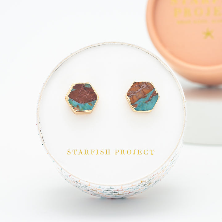 Desert Sky Studs in Copper