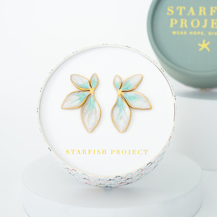 Earring gift box, leaf shaped earrings for women, jewellery brands like pandora, gift ideas for the holidays