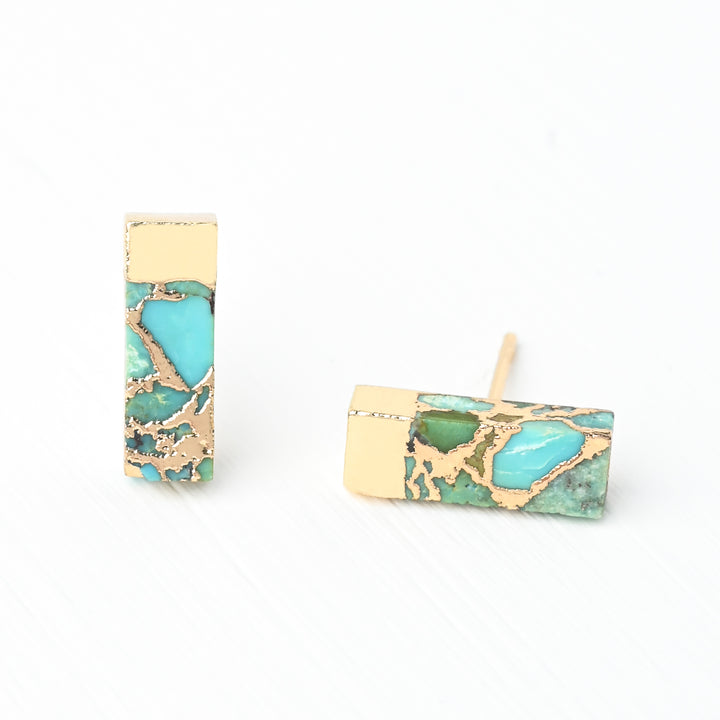 Brayden Turquoise Studs