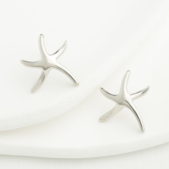 Starfish Hope Studs in Sterling Silver