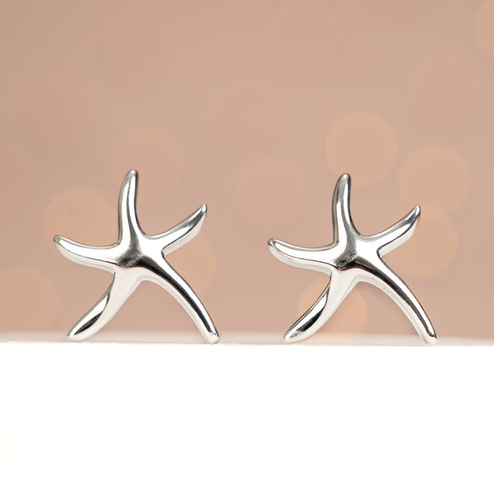 Starfish Hope Studs in Sterling Silver