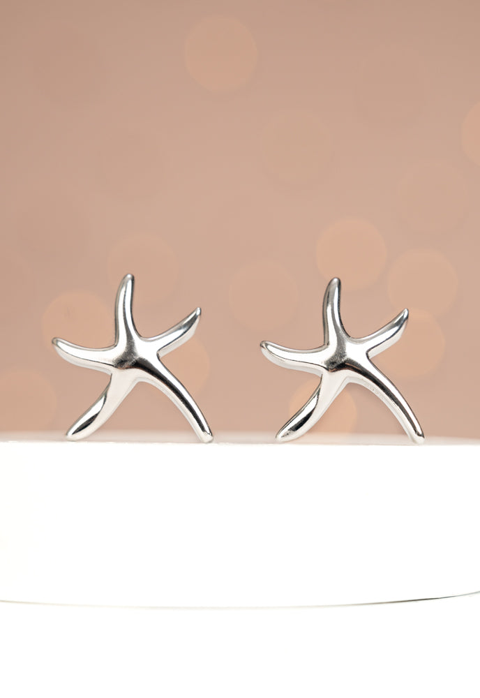 Starfish Hope Studs in Sterling Silver