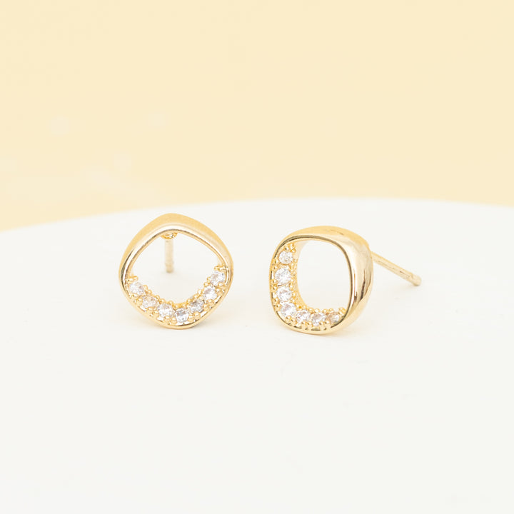 Halo Gold Studs