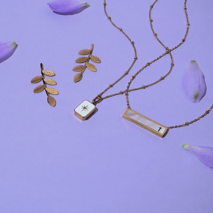 Faith Reversible Cross Bar Necklace