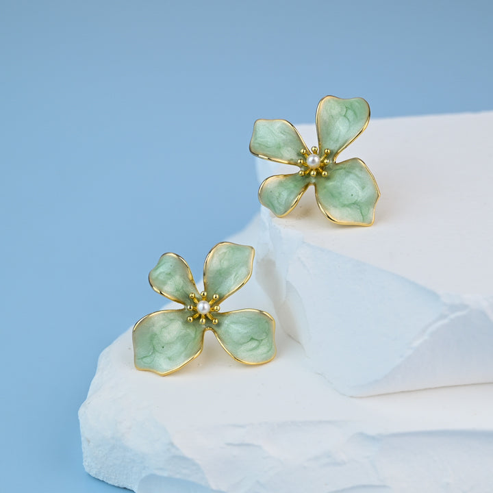 Hope in Bloom Flower Earrings