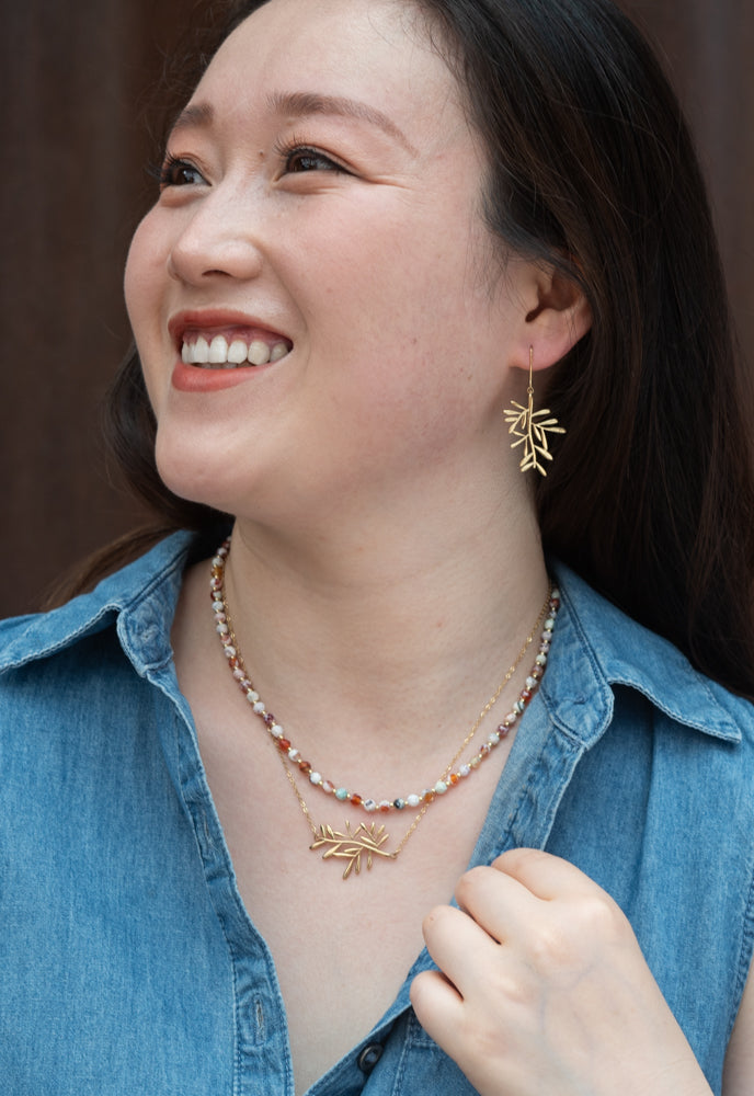 Rooted & Rising Branch Earrings