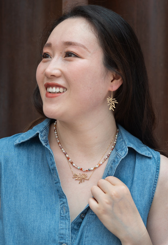 Rooted & Rising Branch Necklace