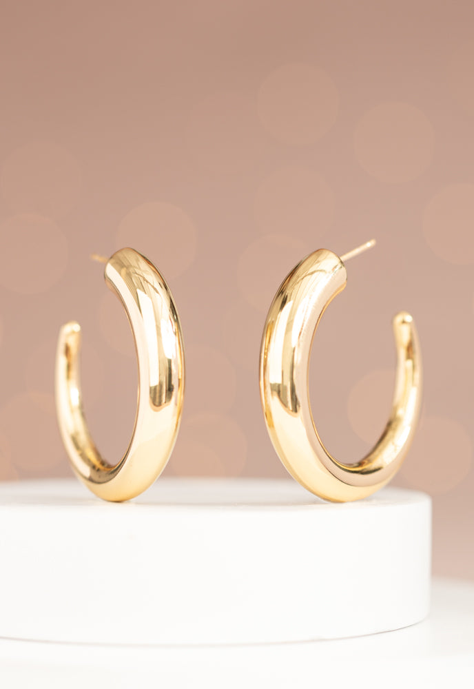 Golden Grace Hoops