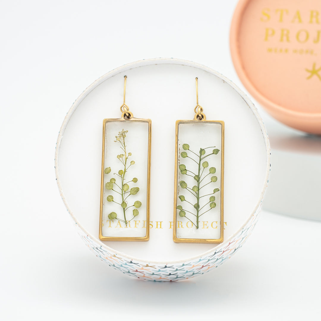 Wildflower Window Earrings