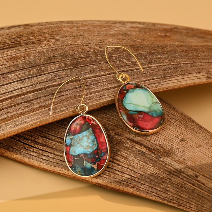 Mosaic Jasper Earrings