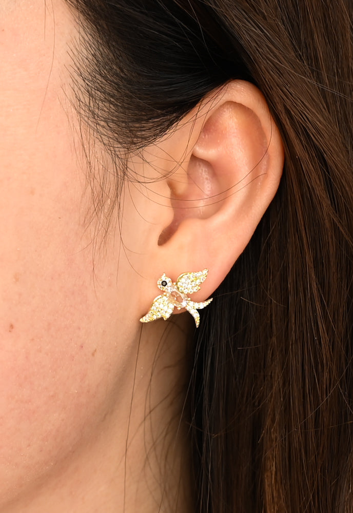 Skylark Bird Earrings