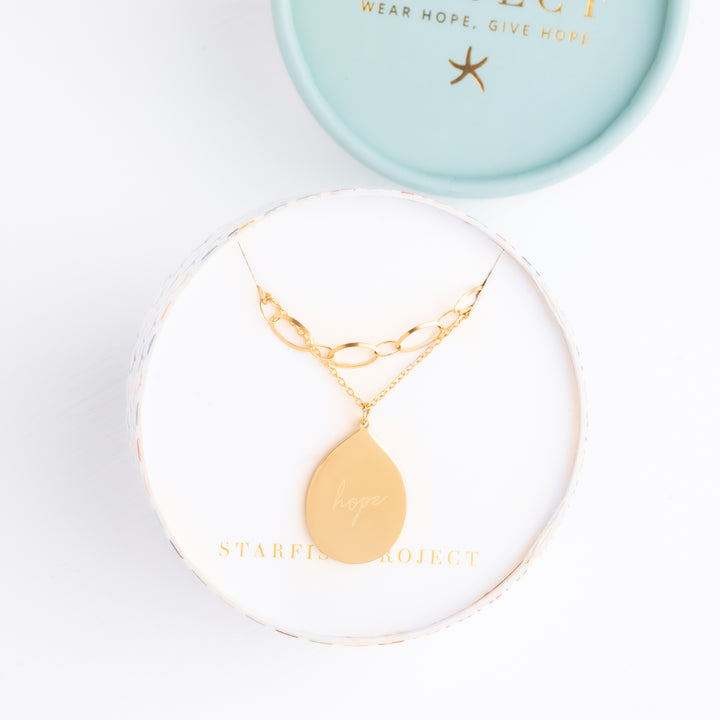 Holly Layered Mother-of-Pearl Necklaces