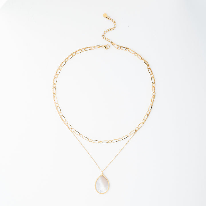Holly Layered Mother-of-Pearl Necklaces