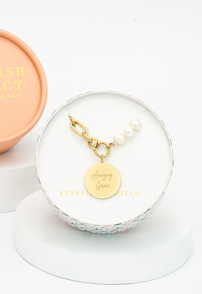 Amazing Grace Pearl Necklace