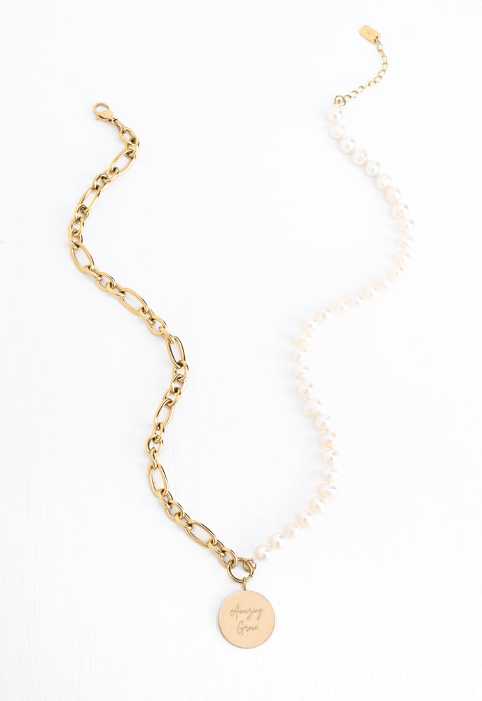 Amazing Grace Pearl Necklace