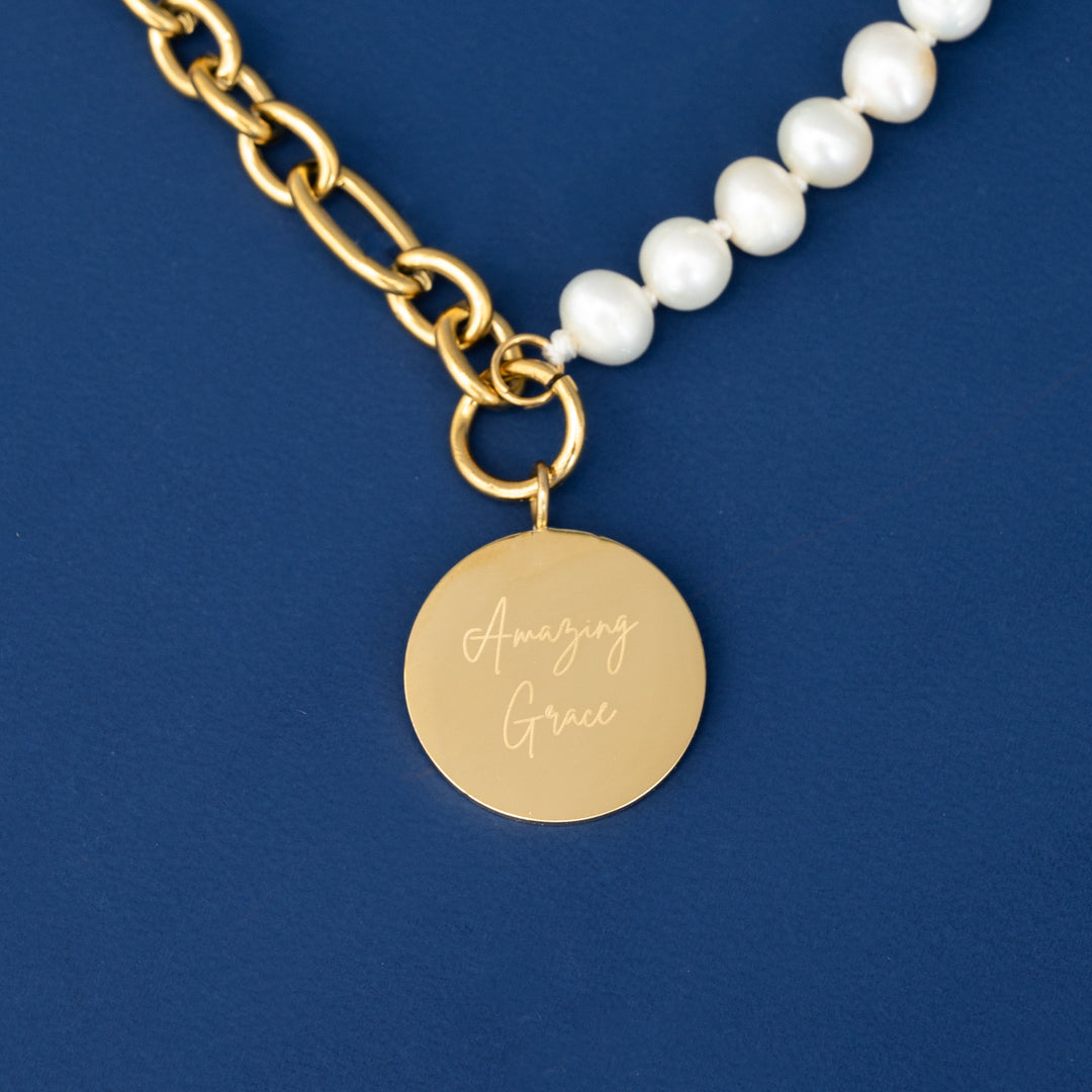 Amazing Grace Pearl Necklace