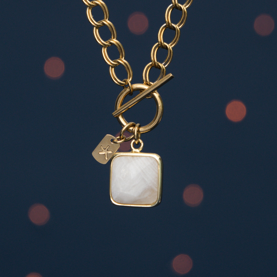 Abundant Hope Necklace in Mother of Pearl