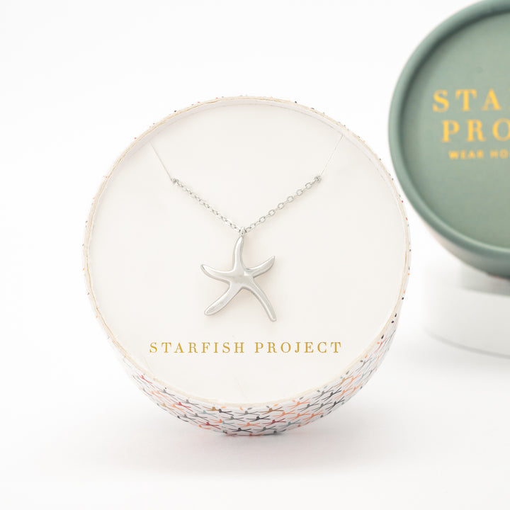 Starfish Hope Necklace in Sterling Silver