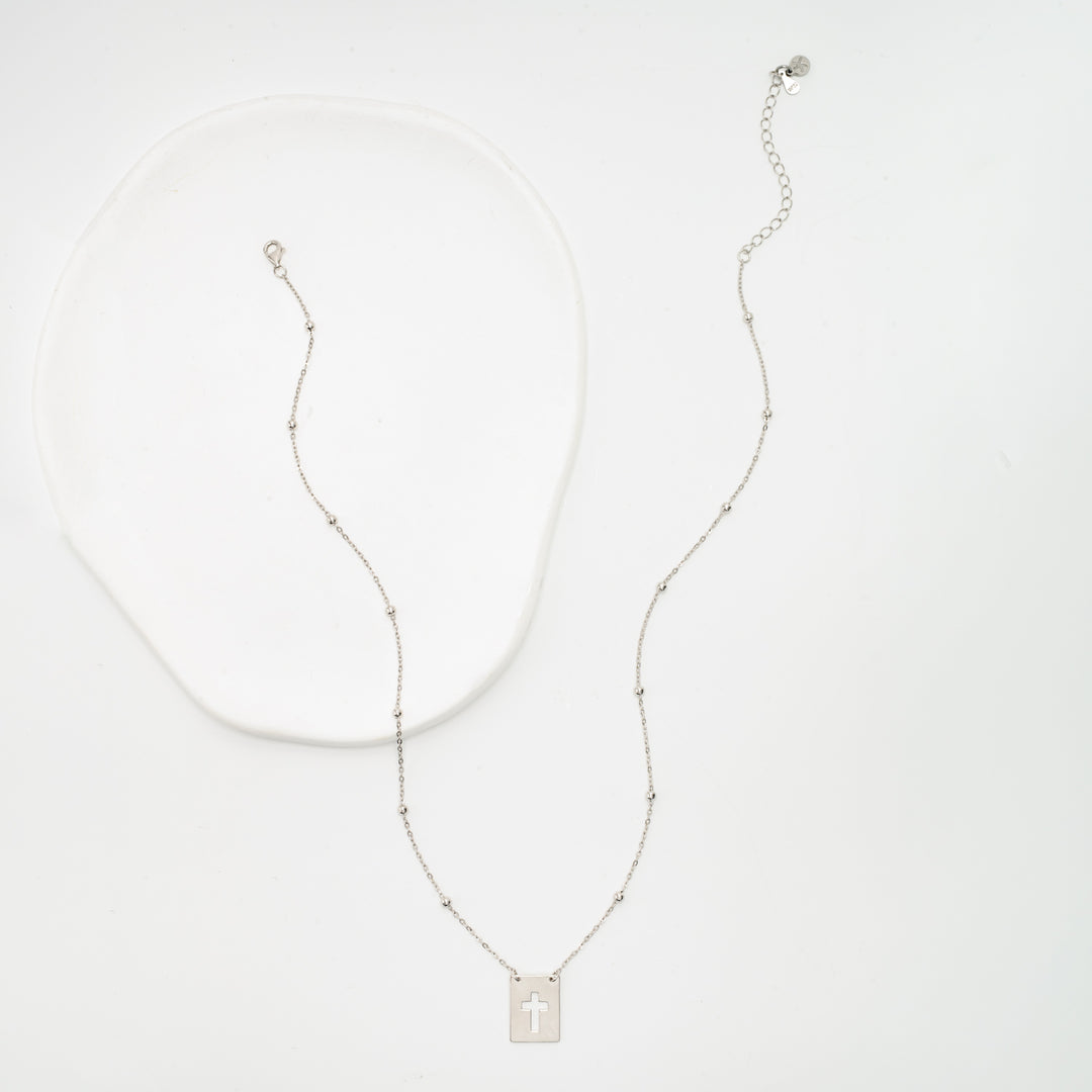 Sanctuary Sterling Silver Cross Necklace