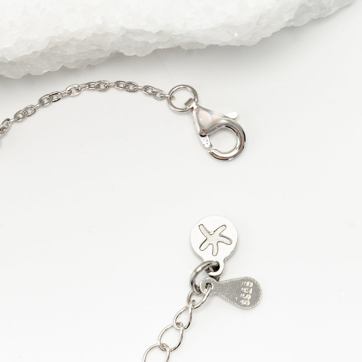 Act Justly Necklace in Sterling Silver