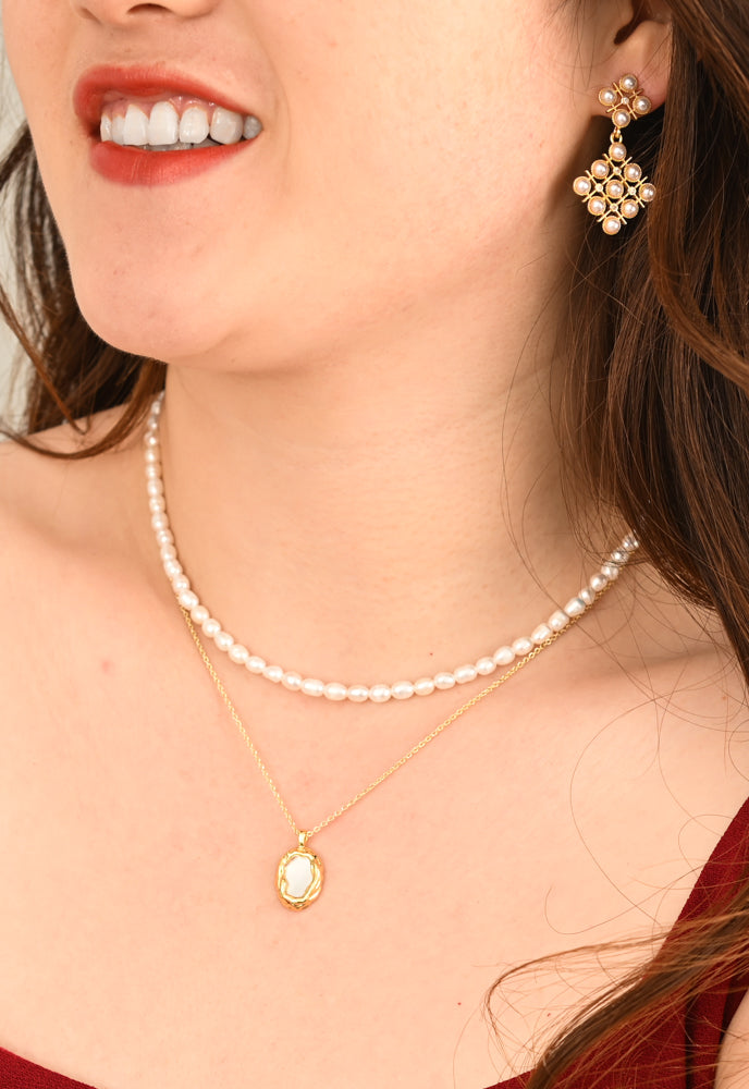 Baroque Freshwater Pearl Choker Necklace