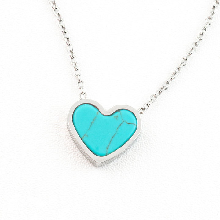 Bay Turquoise Heart Necklace