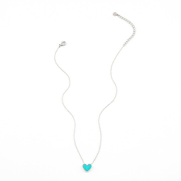 Bay Turquoise Heart Necklace