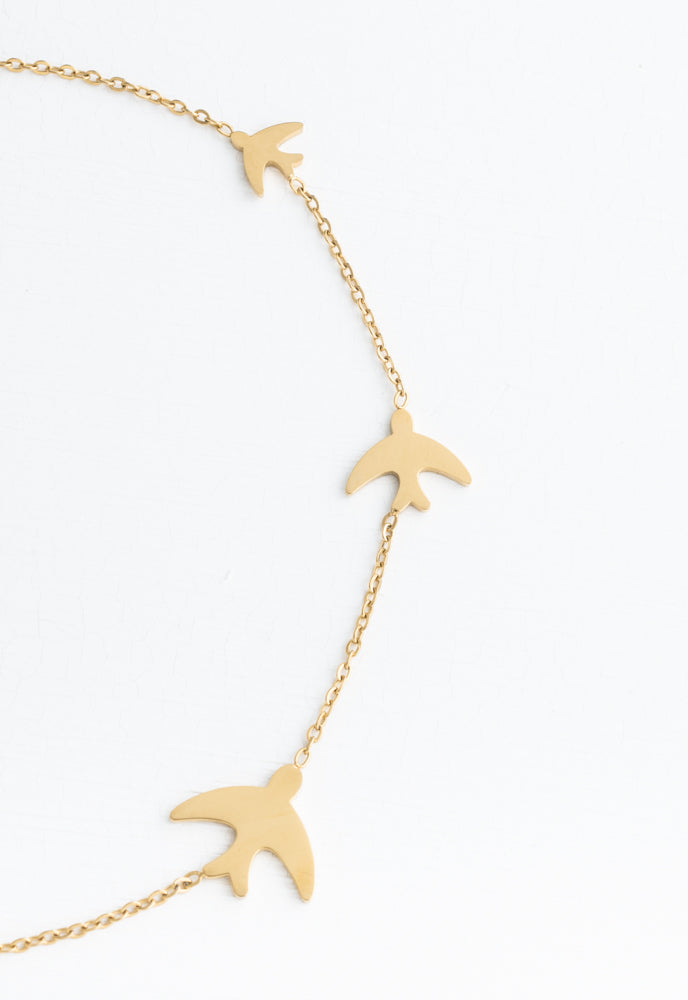 Sparrow Gold Necklace