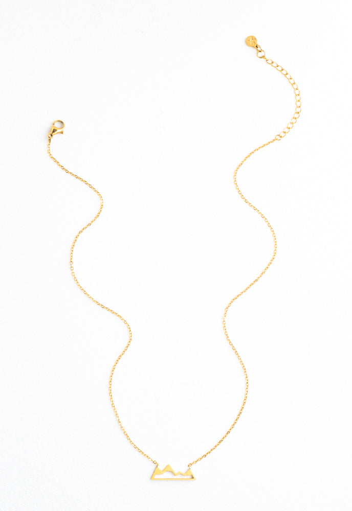 Summit Necklace in Gold