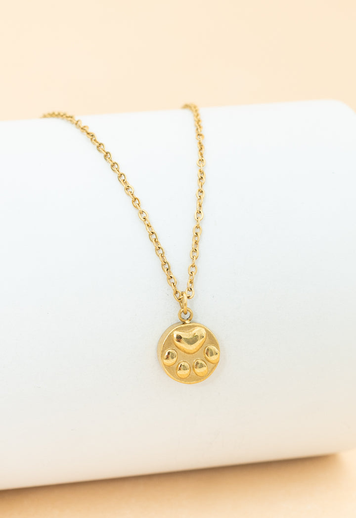 Girl’s Best Friend Paw Print Necklace