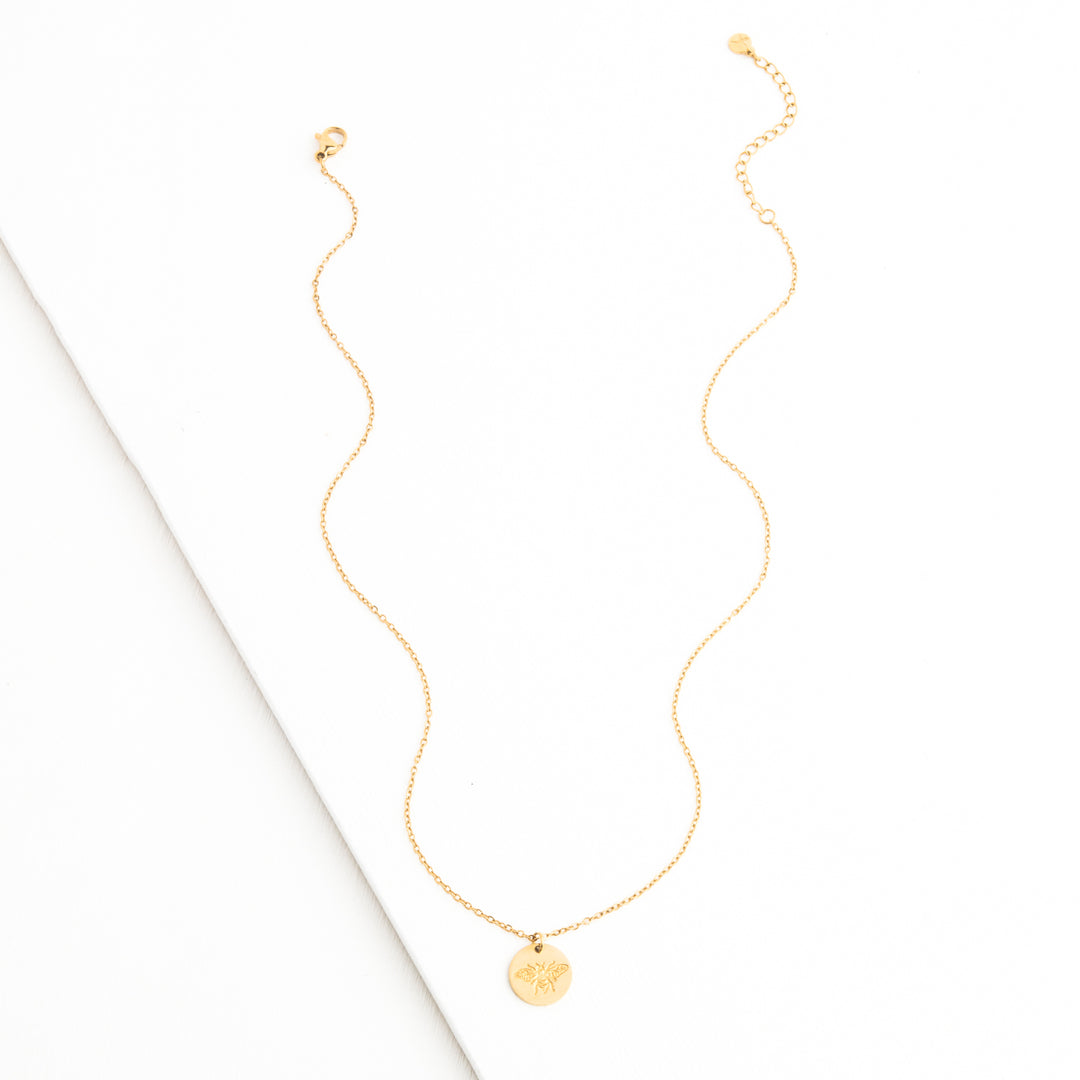 Honey Bee Pendant Necklace