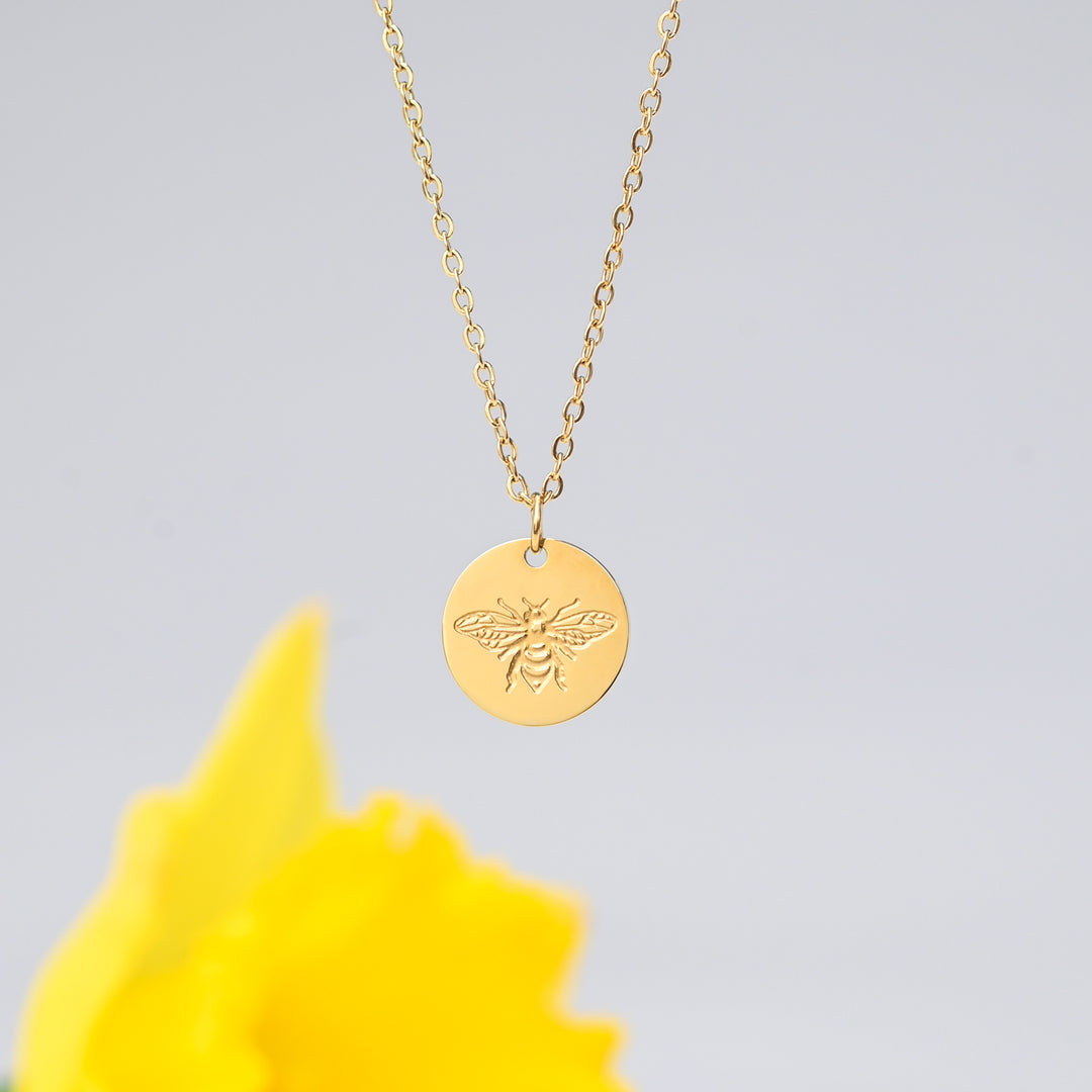 Honey Bee Pendant Necklace
