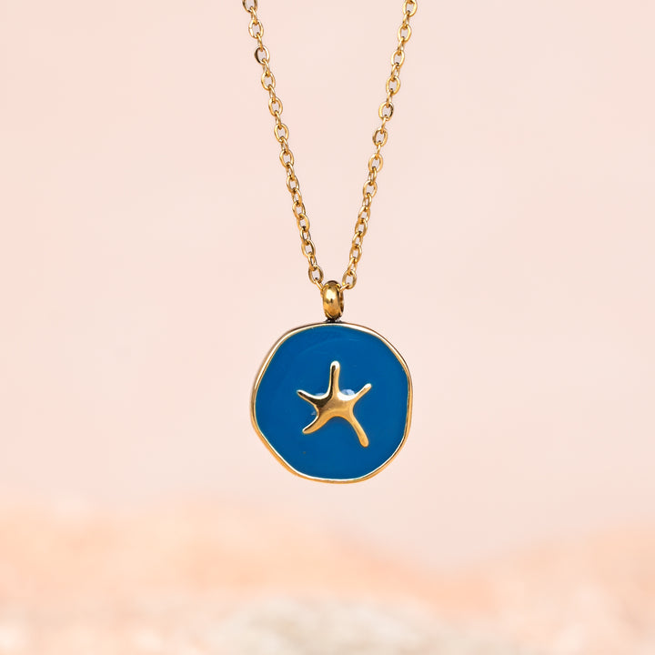 Wear Blue Starfish Necklace