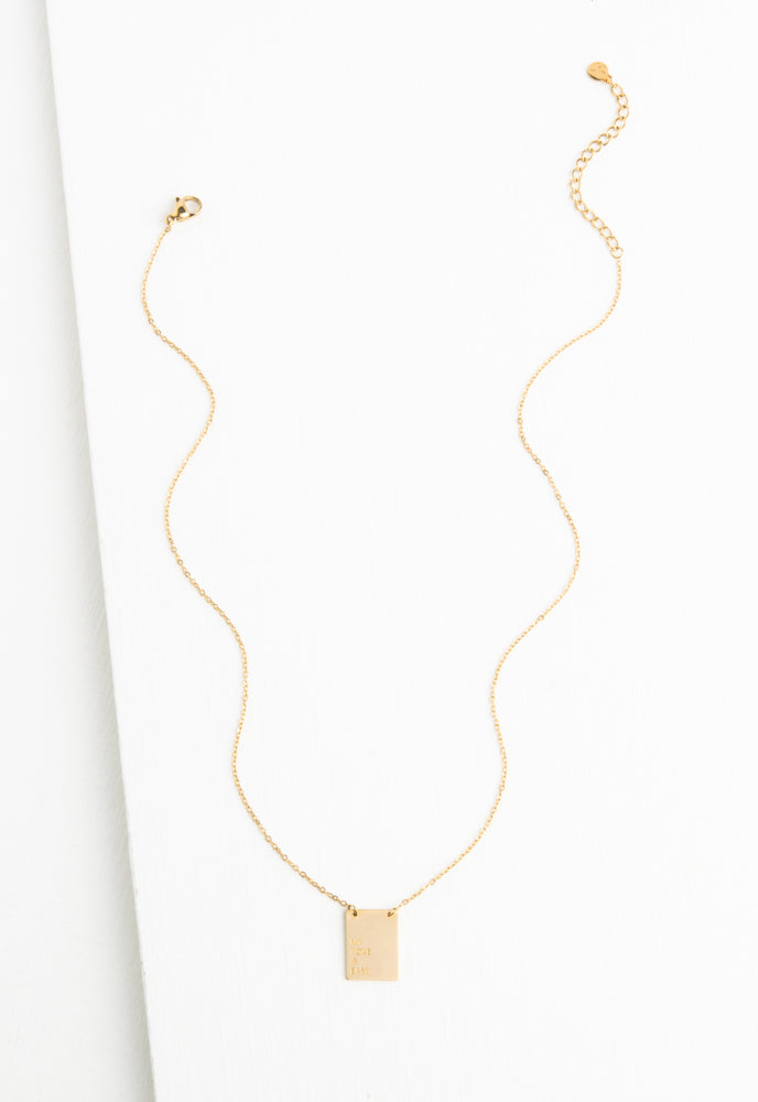 Lay it Down Necklace