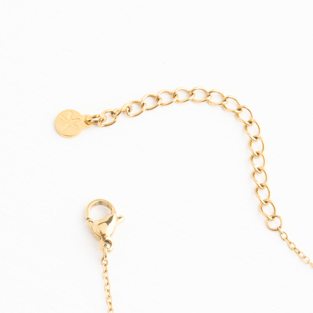 Forever In My Heart Necklace Set in Gold