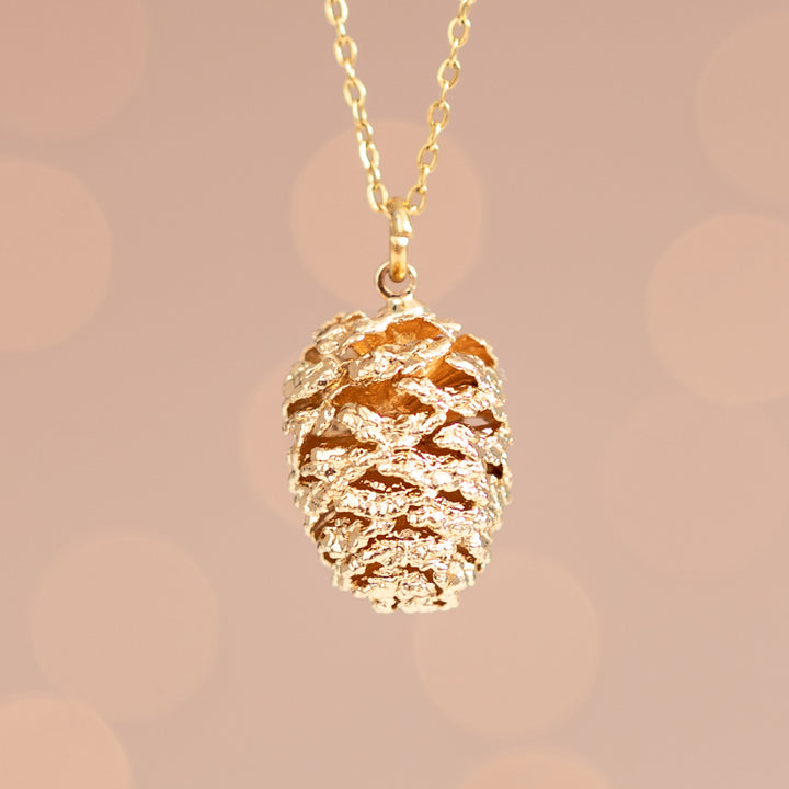 Abundant Hope Pinecone Necklace