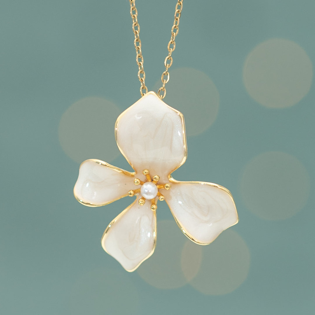 Hope in Bloom Necklace in Tuscan Tan