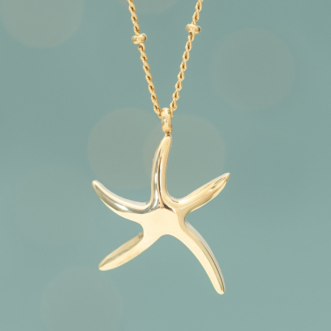 Starfish Hope Necklace in Gold