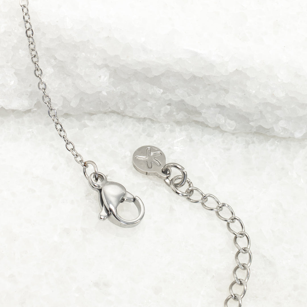 Hope Grows Necklace in Silver & Blue