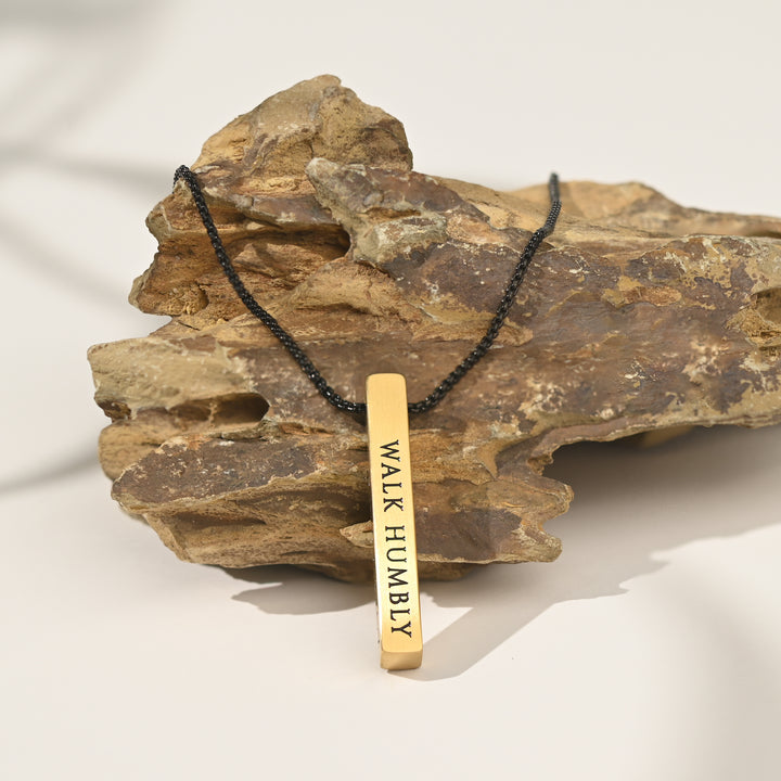 Justice Gold Bar Necklace