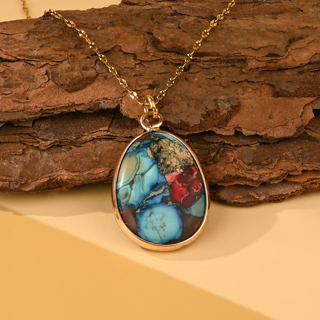 Mosaic Jasper Necklace