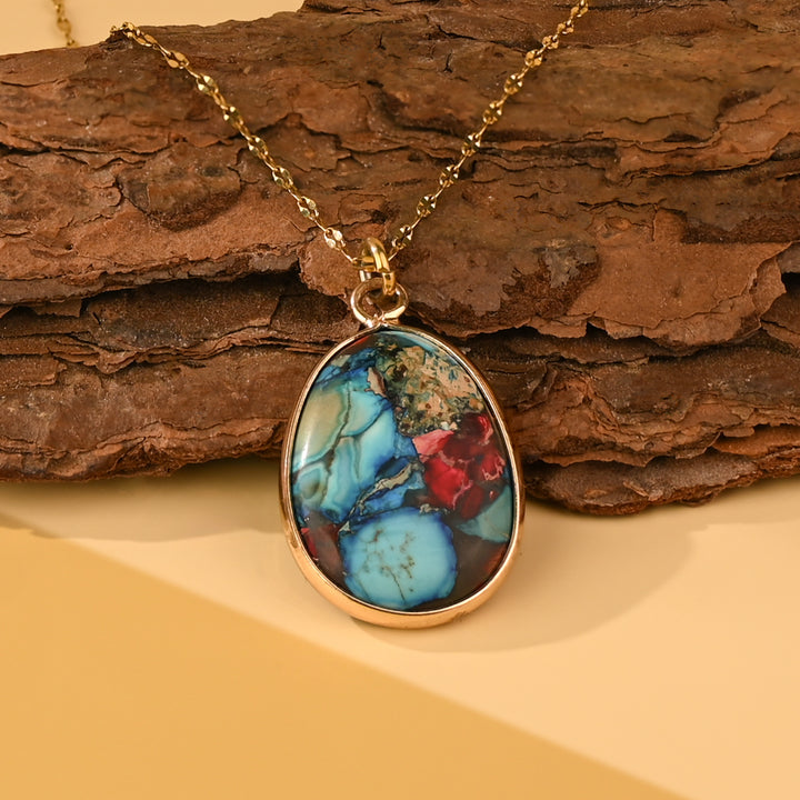 Mosaic Jasper Necklace