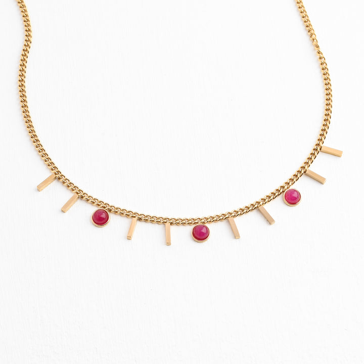 Helio Necklace in Scarlet