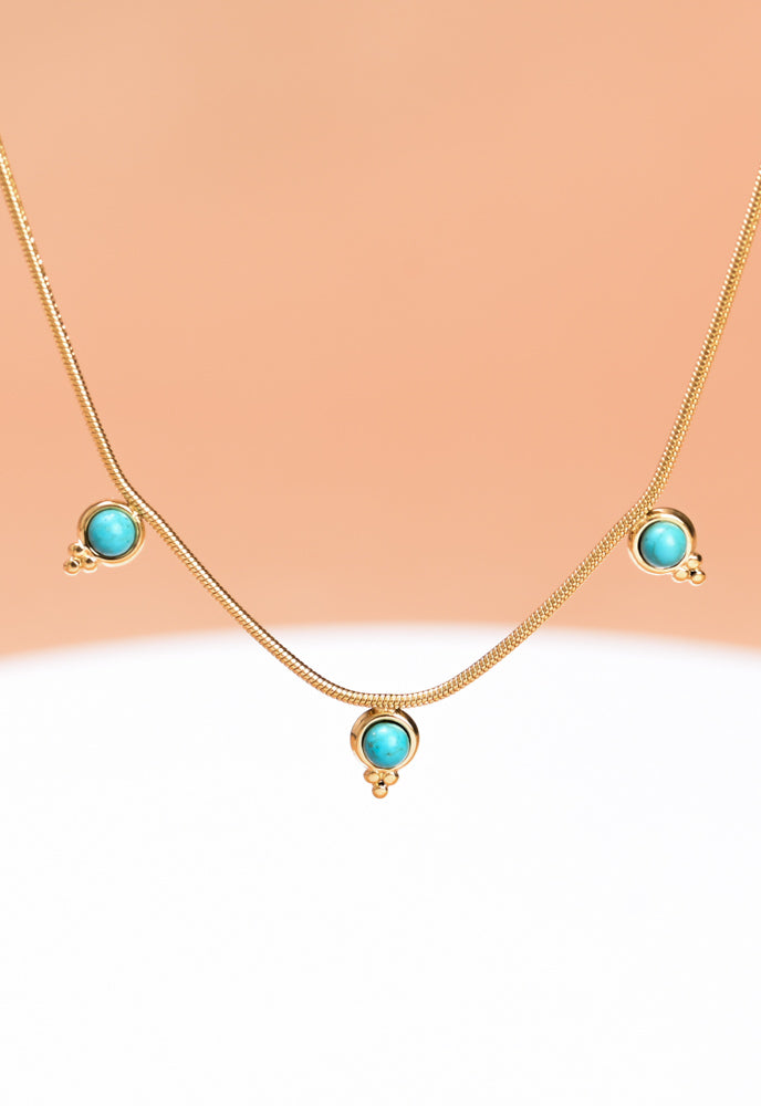 Trinity Turquoise Necklace