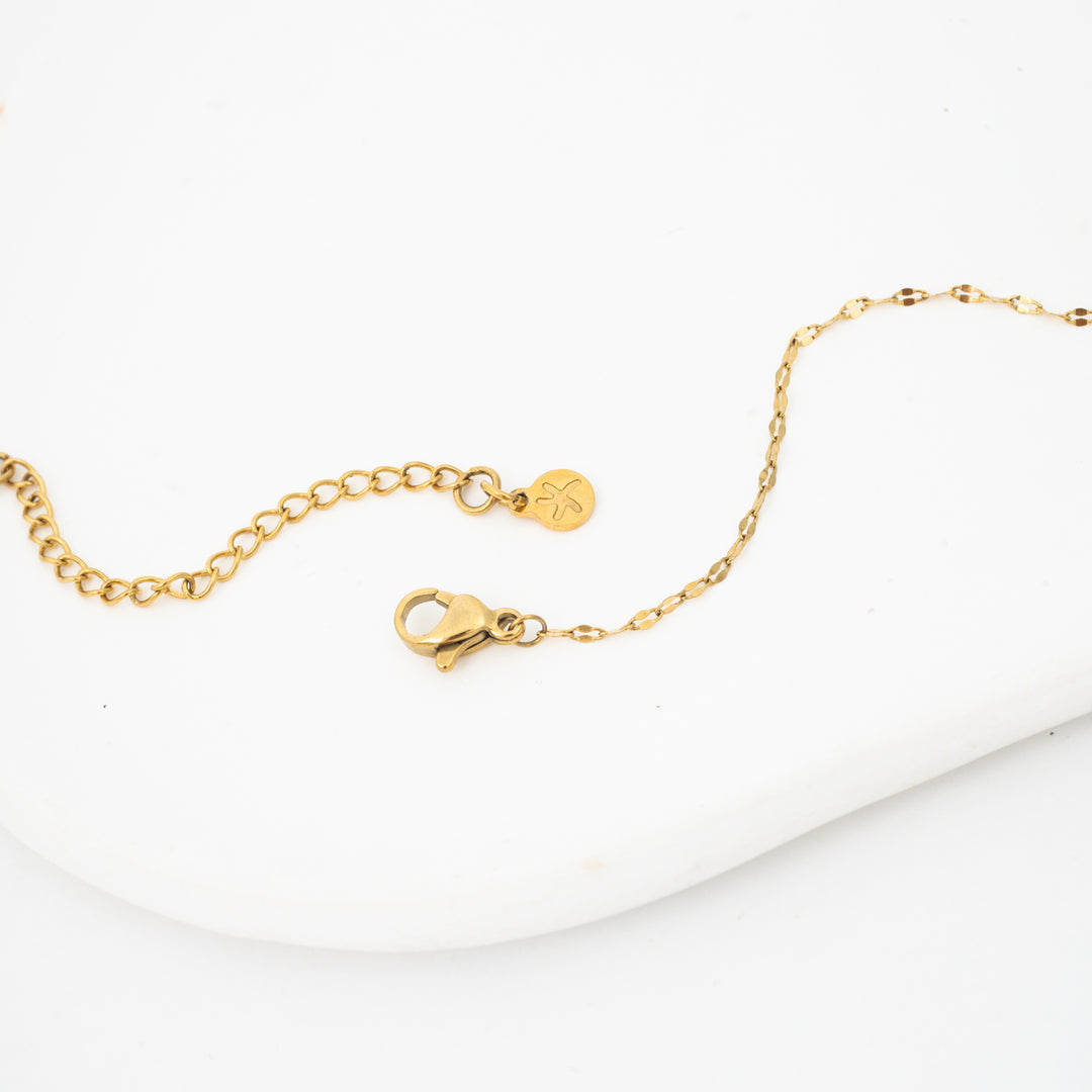 Radiant Light Crystal Necklace in Aqua
