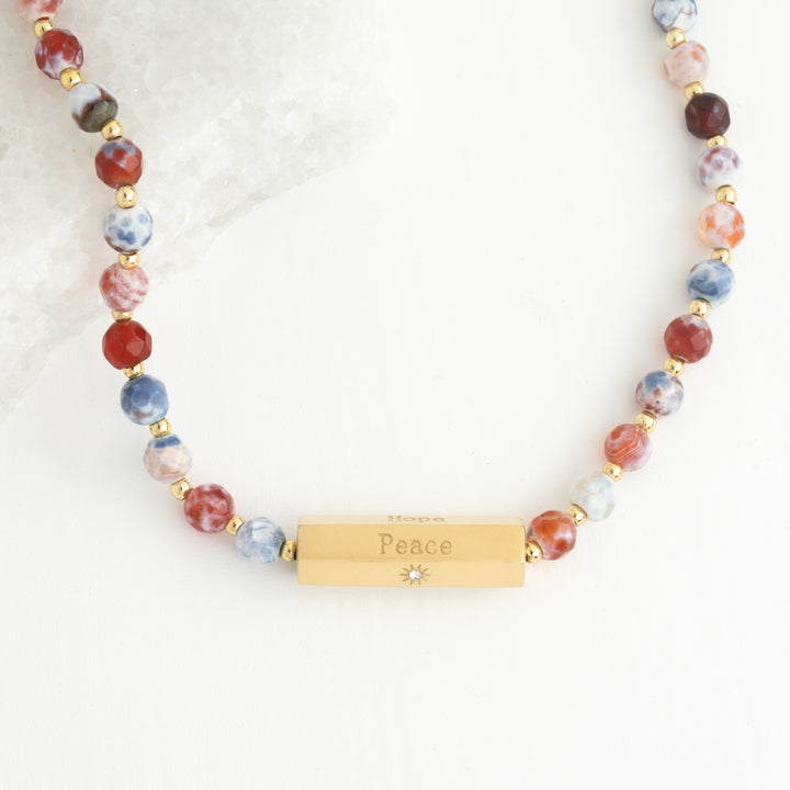 Hope, Peace, Love, and Joy Necklace