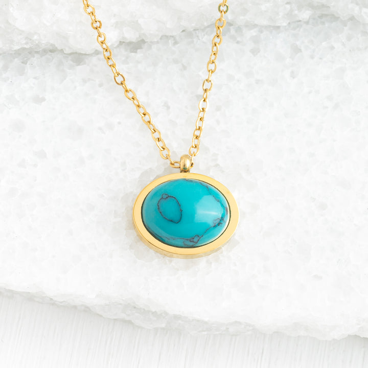 Hopeful Glow Necklace in Turquoise