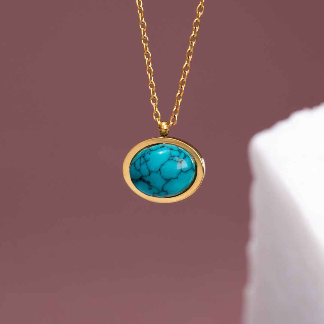 Hopeful Glow Necklace in Turquoise