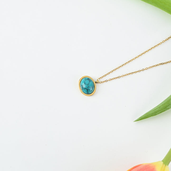 Hopeful Glow Necklace in Turquoise