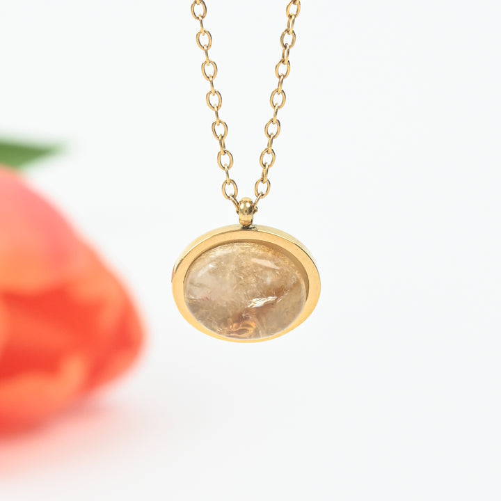 Hopeful Glow Necklace in Citrine